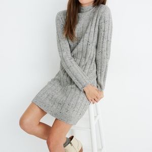 Madewell mockneck grey sweater dress size XL